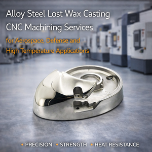 Servicios de Fundición a la Cera Perdida en Aluminio y Mecanizado CNC con Moldes de Precisión, Certificación ISO 9001 para Aplicaciones Aeroespaciales - Product Image 3