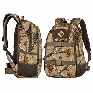 Sac à dos tactique multi-poches pour la chasse, camouflage woodland, fermeture éclair, léger, rangement extérieur pour la randonnée, le camping et le quotidien - Product Image 2