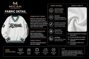MICAH CORPORATION Nouveau Sweat-shirt en molleton de coton de haute qualité, motif dessin animé, col en V, coupe ample, 300g, personnalisable avec logo, tricoté - Product Image 4