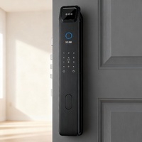 Serrure intelligente Sudex HanDaily avec reconnaissance faciale 3D, empreinte digitale, caméra WiFi, NFC, RFID, sans clé, pour porte en bois/porte en acier, Cloud