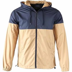 <b>Men's</b> Winter Thick Zipper <b>Canvas</b> Windbreaker <b>Jacket</b> Waterproof & Breathable Hooded Pattern <b>for</b> Cycling Running OEM Service - Product Image 1