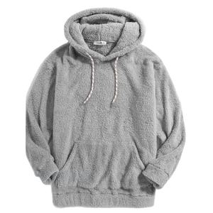 Ropa suave Sudadera con capucha gris de moda de la mejor calidad Capuchas más tendencia Estilo genuino adultos Use sudaderas con capucha de gran tamaño con logotipo - Product Image 1