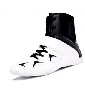 PROFIT SPORTS Chaussures de lutte athlétiques légères et flexibles à lacets, protection des pieds, en PU, pour l'entraînement, rouge et noir - Product Image 5