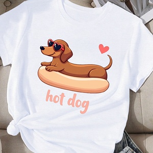 Camiseta cómoda para mujer you are one hot dog - Product Image 2