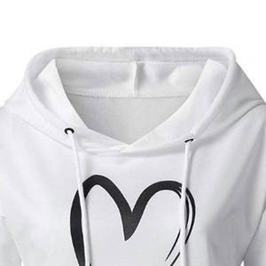 HAMIO SPORTS Sweat à capuche oversize décontracté pour femme, 100 % coton, écologique, anti-boulochage, anti-rétrécissement, avec logo frontal et poches doublées - Product Image 4