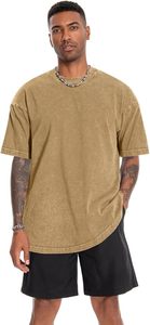 <b>Mens</b> Slim Fit Heavyweight Cotton <b>Silk</b> Screen Printed Eco-Friendly T-<b>Shirt</b> Wholesale Factory Custom Vintage Streetwear Tee - Product Image 4