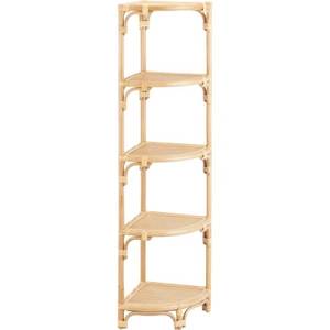 Creative Design Rattan Shelving <b>Corner</b> Room <b>Storage</b> Organizer Durable Hand Crafted Wicker Plant Stand Home Decorative <b>Unit</b> - Product Image 2