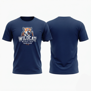 Camiseta Blanca al por Mayor Personalizada con Impresión DTF, 100% Poliéster, Impresión Gráfica Premium, Unisex, Estilo Casual Holgado - Product Image 1