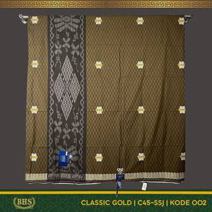 Sarong indonésien BHS Classic Gold SSJ, bas de sarong respirant pour adulte, taille unique, confortable et élégant - Product Image 4
