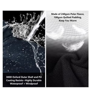 Veste de sécurité réfléchissante imperméable haute visibilité pour travaux routiers, vêtements de travail durables haute visibilité avec logo personnalisable - Product Image 5