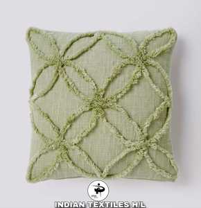 Handmade Indian Cotton Luxury Woven Tufted <b>Sofa</b> Cushion <b>Cover</b> Household Pillow Cases Eco-Friendly Custom OEM Wholesale - Product Image 2