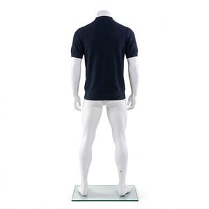 Camiseta de Verano para Hombre, Estilo Italiano, Tres Colores, Anti-Pilling, Manga Corta, Lisa, Combinable con Todo, Color Sólido, para Caballero - Product Image 3