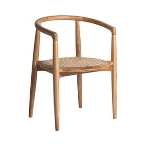Cadre moderne nordique bonne qualité bois de frêne véritable rotin chaise de salle à manger chaise de salle à manger moderne pour salle à manger - Product Image 1