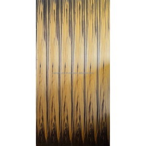 Panneau en contreplaqué décoratif teinté noir Hinoki Cypress IRODORITAI, placage, revêtement uréthane, design japonais, pour chambre à coucher, usage domestique, motif damier - Product Image 1