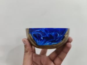 Compre un Tazón Decorativo para Servir Alimentos, Tazón de Madera, Tazón Redondo, Vajilla, Tazón para Servir Masa, para Uso en el Hogar, Hoteles y Restaurantes - Product Image 4