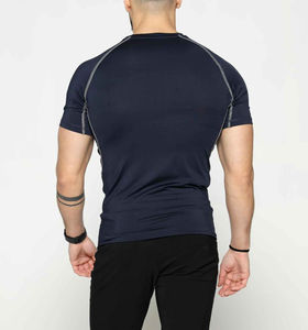 Camiseta Deportiva de Compresión para Hombre, Manga Regular, Transpirable, para Primavera, Gimnasio, Entrenamiento, Running, Jogging, de Alta Calidad - Product Image 2