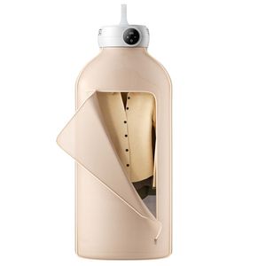 Portatile 600W Beige Mini asciugatrice PTC Display a LED pieghevole 5-H Timer per appartamenti dormitori RVs alberghi compatti asciugatrice - Product Image 1