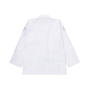 Kimono de Jiu Jitsu Shoyorol de Alta Calidad, Color Blanco, Logotipo Personalizado, Nuevo Modelo, Lote 135, 100% Algodón, 450 GSM, para Karate - Product Image 2