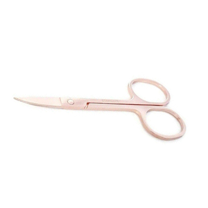 Ciseaux de manucure professionnels en acier inoxydable, ciseaux à sourcils, ciseaux à cuticules extra fins courbés pour manucure et cils - Product Image 5