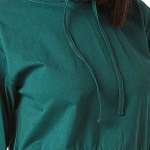 Sweat-shirts à capuche courts élégants pour femmes, design pull-over, coupe classique, en molleton doux, vêtements décontractés pour l'hiver et l'automne. - Product Image 5
