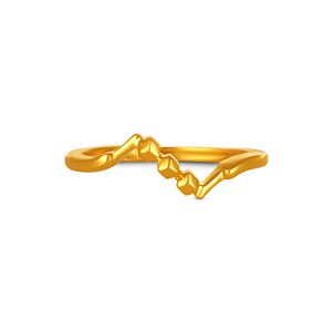 Elegant Heart Design Gold Plated <b>Adjustable</b> <b>Ring</b> for Women Modern Open Band Fashion Jewelry Anniversary Gift Wholesale - Product Image 3