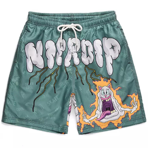 High Quality Eco-Friendly Anti-Wrinkle Quick Dry <b>Men's</b> Beach Basketball <b>Shorts</b> Custom Sublimation Embroidered Mesh <b>Shorts</b> - Product Image 3