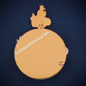 Colgante redondo con logotipo y letra personalizados RTS, con diamantes brillantes de talla redonda D VVS, plata de ley 925, probado con el detector de diamantes. - Product Image 6