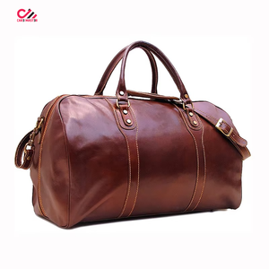 Factory Made Custom High Quality Travel Waterproof Duffel Bag Professional Manufacturer Genuine Leather Duffel Bags - Product Image 4