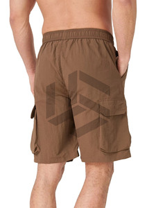 Best Selling High Quality 100% Cotton Solid Casual Cargo Shorts for Men Quick Dry Online Sale - Product Image 5