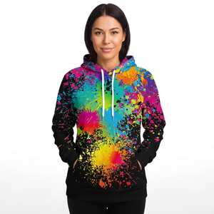Sudadera con Capucha Colorida para Hombre, Informal, 100% Poliéster, Tejido de Punto, Corte Regular, Estilo Primavera, Sudadera con Capucha Estampada - Product Image 3