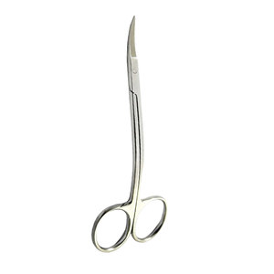Ciseaux chirurgicaux courbés La Grange Supercut de qualité supérieure avec anneaux dorés, en acier inoxydable, instrument de coupe médical et dentaire - Product Image 6