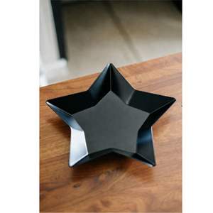 Plateau de service rectangulaire en métal émaillé floral de luxe, plateau décoratif pour table basse, décoration moderne pour la maison, plateau à imprimé floral - Product Image 4