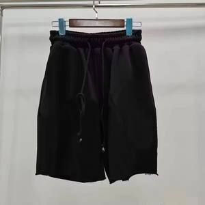 Shorts de détente vintage pour hommes 100% polyester, décontractés, de haute qualité, écologiques, respirants, en tissu doux, confortables pour la maison, style décontracté - Product Image 1
