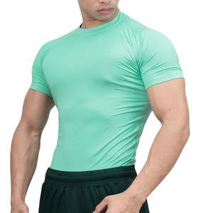 Camiseta Deportiva de Compresión para Hombre, Personalizada, al por Mayor, sin Mangas, de Secado Rápido, Transpirable, para Gimnasio, Entrenamiento, Running - Product Image 2