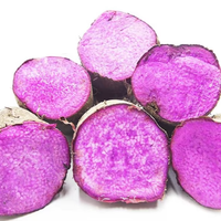 Poudre d'igname violette 100% naturelle du Delta du Vietnam pour pâtisseries, glaces, puddings, desserts, aliments pour bébés (à partir de 12 mois), durée de conservation 12 mois, en vrac 500g/50kg