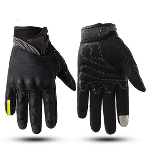 Guantes de invierno para motocicleta, impermeables, para bicicleta, ciclismo al aire libre, esquí, guantes de seguridad de cuero con pantalla táctil para motocicleta - Product Image 1