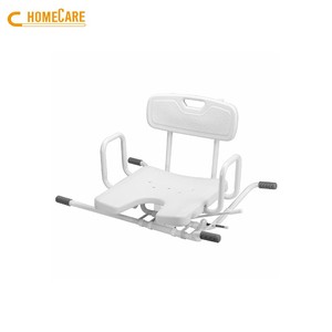Adjustable Aluminum White Rotating Shower <b>Chair</b> - Product Image 2