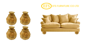 High Quality Metal Furniture <b>Legs</b> Gold <b>Sofa</b> Cabinet Feet Decorative Hardware Zinc Alloy OEM ODM Manufacturer Supply - Product Image 2