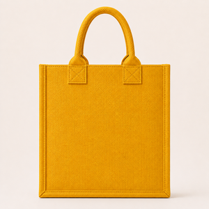 Sac fourre-tout en jute jaune, imprimé sur mesure, écologique, réutilisable, pour courses, cadeaux, vente en gros, sac fourre-tout promotionnel - Product Image 5
