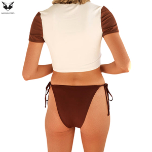 Bon Fournisseur, Entièrement Personnalisé, Nouvelle Arrivée, Facile à Porter, Confortable, Léger, Ensemble Bikini Deux Pièces en Spandex et Polyester - Product Image 3