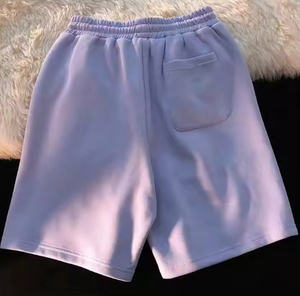 Shorts en molleton unisexe 100% coton, imprimé 3D en relief, coupe ample, style streetwear d'été, hip hop, vêtements décontractés pour hommes - Product Image 5