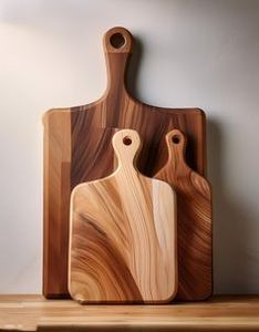 Tabla de servir de madera, tabla de charcutería, tabla de cortar tipo butcher block, tabla de cortar artesanal, tabla de cocina rústica, tabla para queso - Product Image 5