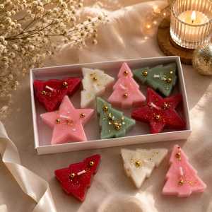 Handmade Christmas Decorative Scented <b>Candle</b> <b>Set</b> Winter Village Snow Scene Soy Wax Holiday <b>Gift</b> <b>Candle</b> for Christmas Home Decor - Product Image 3
