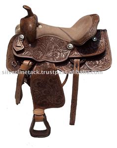 Material de cuero genuino para SILLÍN occidental tallado a mano - Product Image 2