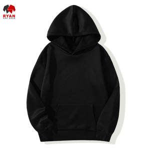 Sweat-shirts à capuche unis pour hommes Ryan Pro Gear avec logo personnalisé, style pull-over, 100 % coton molletonné respirant, design ODM/OEM pour l'hiver - Product Image 5