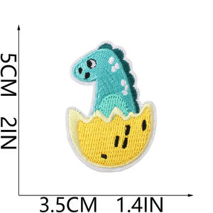 Custom fruit embroidered patch iron on sew on logo <b>badge</b> for clothing apparel hats bags jackets hoodies uniforms woven design - Product Image 4