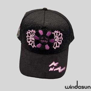 Gorra Deportiva Unisex de 5 Paneles de Alta Calidad, Ajustable, con Visera de Gamuza Bordada a Mano, Transpirable, Impermeable, de Tela de Algodón a Rayas - Product Image 4