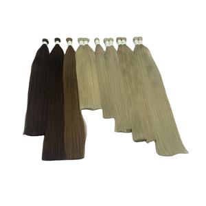 Nuevos productos Vietnam Virgen cutícula alineada extensiones de cabello humano Natural recto a granel trama de cabello crudo Dropshipping proveedor - Product Image 1