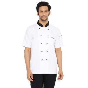 Uniformes de chef : Veste, chemise, hauts, tenues de restaurant en polyester, uniformes d'hôtel, veste et pantalon de travail pour chef - Product Image 1