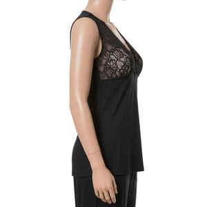 Ropa de dormir de Spandex de encaje transpirable para mujer, ropa de dormir de tela elástica suave, conjunto de lencería cómoda para mujer, ropa de dormitorio de verano - Product Image 2